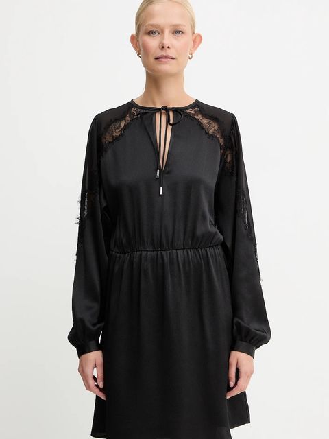 BOSS Orange sukienka kolor czarny 50548379