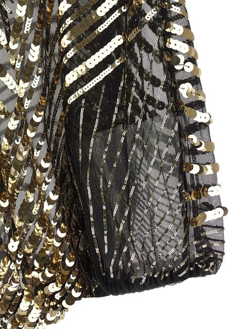 PUCCI Iride sequin-embellished blouse - Black