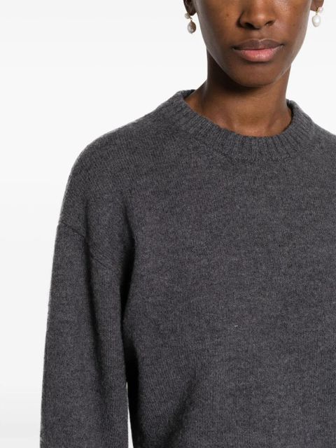 Jil Sander crew-neck wool jumper - Grey