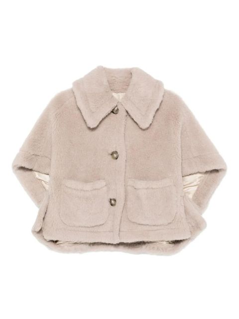 Max Mara Teddy button-up cape - Pink - zdjęcie produktu nr 1