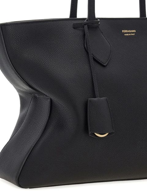 Ferragamo leather tote bag - Black