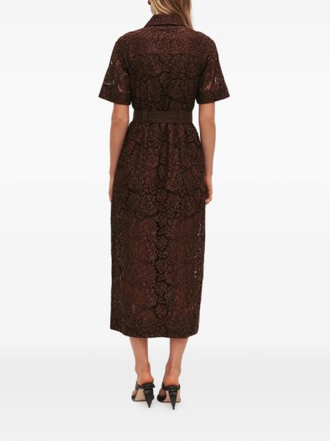 Aje Mystic patch pockets shirt dress - Brown
