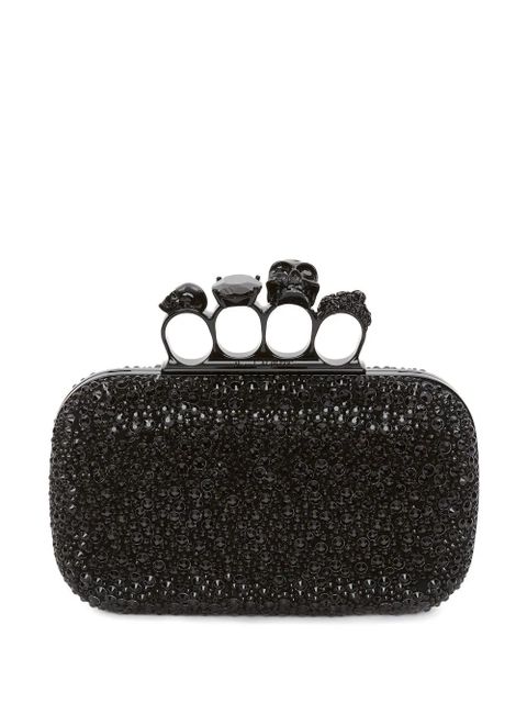 Alexander McQueen Knuckle clutch bag - Black - zdjęcie produktu nr 1