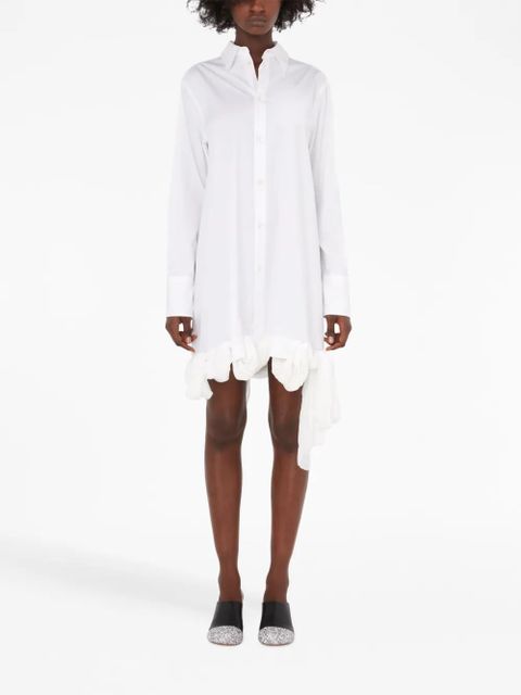 JW Anderson loop-hem shirt dress - White - zdjęcie produktu nr 2