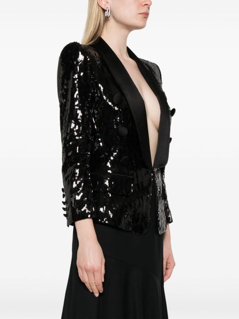Balmain sequinned blazer - Black