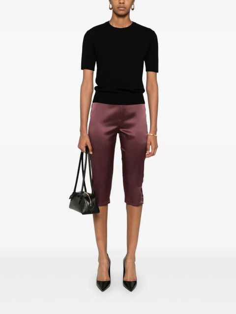 Saint Laurent wool T-shirt - Black - zdjęcie produktu nr 2