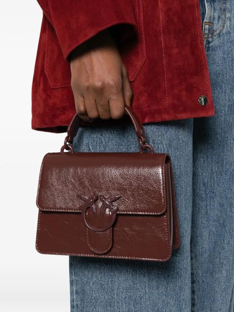 PINKO Love One logo-plaque tote bag - Red - zdjęcie produktu nr 2