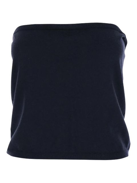 Max Mara boat-neck knitted top - Blue