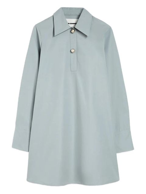 Jil Sander cotton polo dress - Blue - zdjęcie produktu nr 1