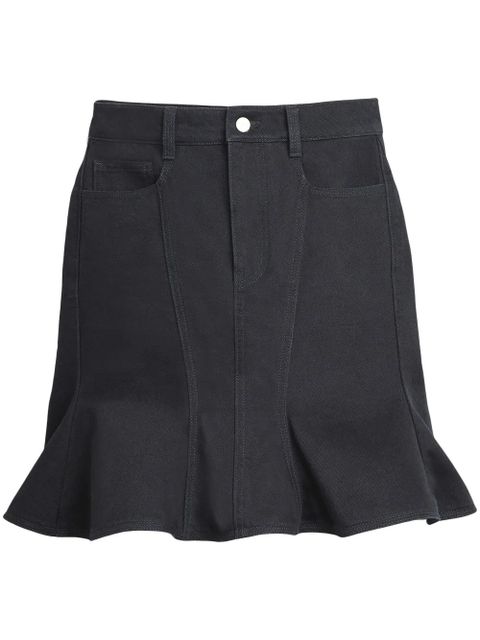 Marc Jacobs Fluted denim miniskirt - Black - zdjęcie produktu nr 1