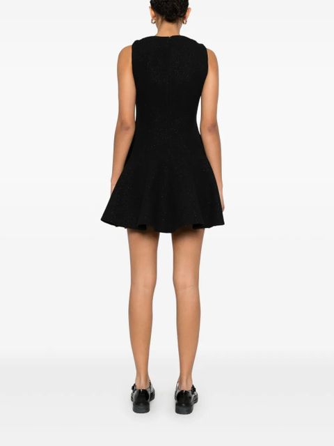 Maje flared mini dress - Black