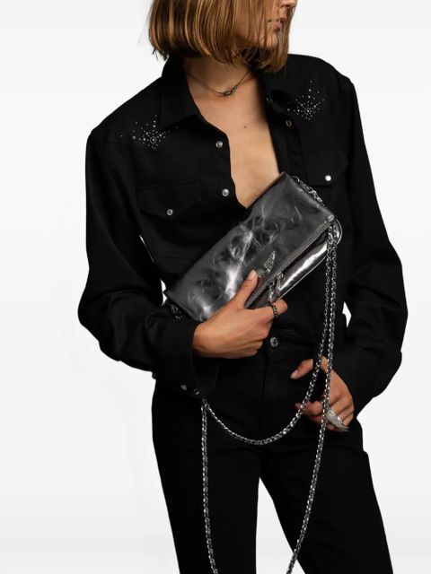 Zadig&Voltaire Rock Vintage clutch bag - Grey - zdjęcie produktu nr 2