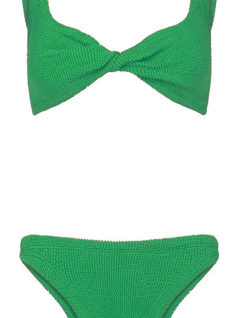 Hunza G Juno crinkle bikini - Green