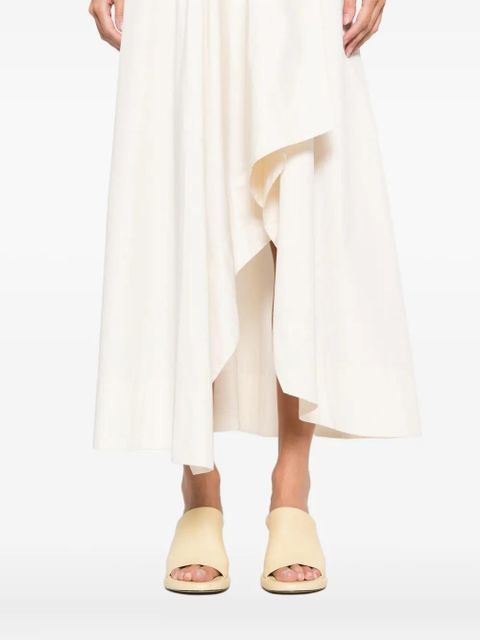 St. Agni asymmetric maxi dress - Neutrals