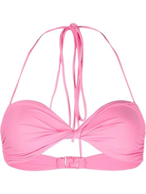 Magda Butrym ruched bikini top - Pink - zdjęcie produktu nr 1