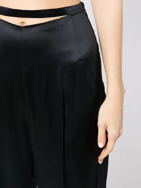 Cult Gaia Tash wide-leg trousers - Black