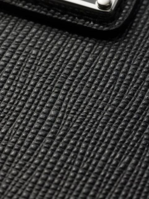 Prada textured cardholder iPhone 16 Pro Max case - Black
