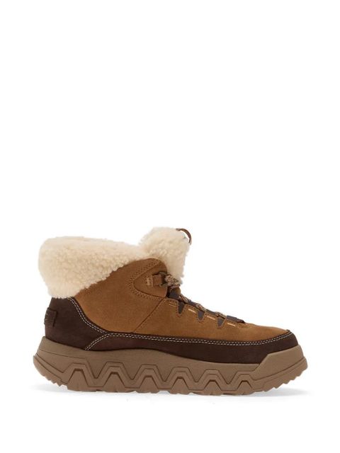 UGG shearling-trim suede boots - Brown - zdjęcie produktu nr 1