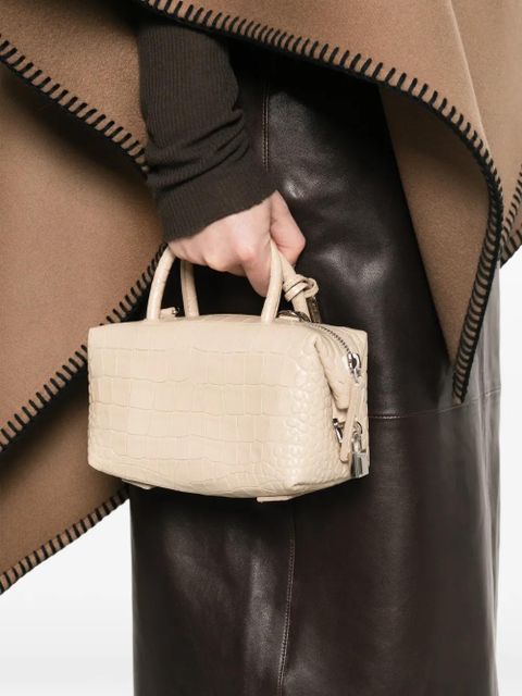 Max Mara Mxaholdalls top-handle croco-effect mini bag - Neutrals - zdjęcie produktu nr 2