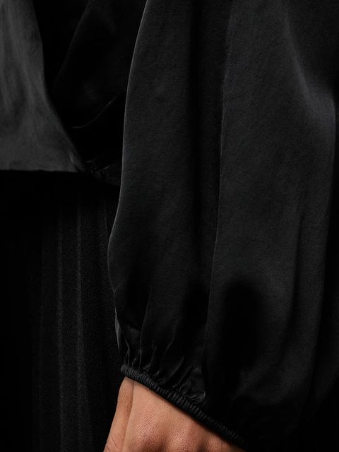 Answear.LAB bluzka damska kolor czarny gładka