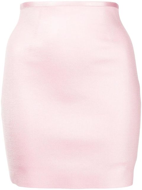 Alexander Wang bonded-seam mini skirt - Pink - zdjęcie produktu nr 1