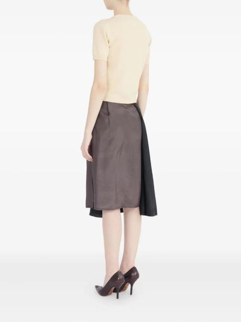 Maison Margiela fine-knit T-shirt - Yellow