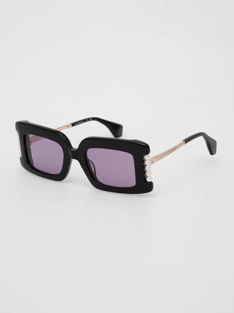 Vivienne Westwood okulary przeciwsłoneczne damskie kolor czarny VW505600149 - zdjęcie produktu nr 2