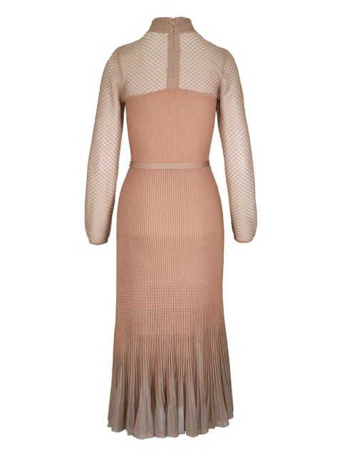 ZIMMERMANN Hypnotic two-tone midi dress - Neutrals - zdjęcie produktu nr 2