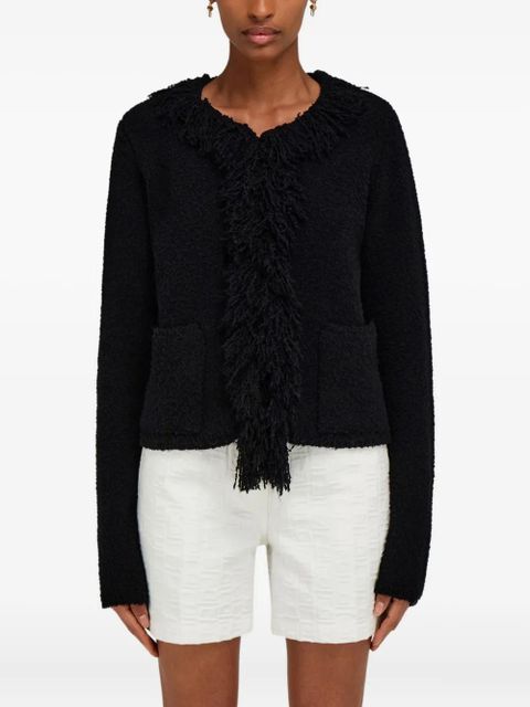 Ferragamo fringed cardigan - Black
