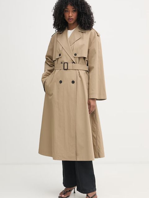 Weekend Max Mara trencz damski z bawełną GIUNCHI - zdjęcie produktu nr 1