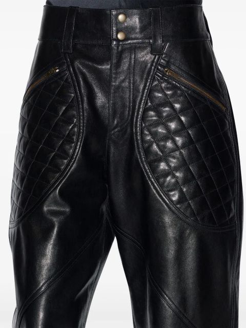ISABEL MARANT Catarina tapered trousers - Black