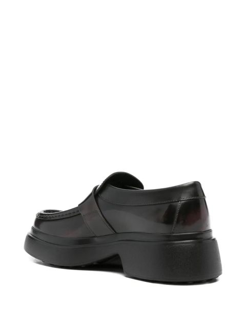 Tod's buckle-detail platform loafers - Black