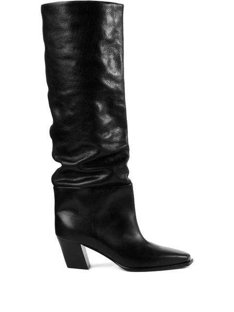 Jimmy Choo 60mm Hart leather boots - Black - zdjęcie produktu nr 1