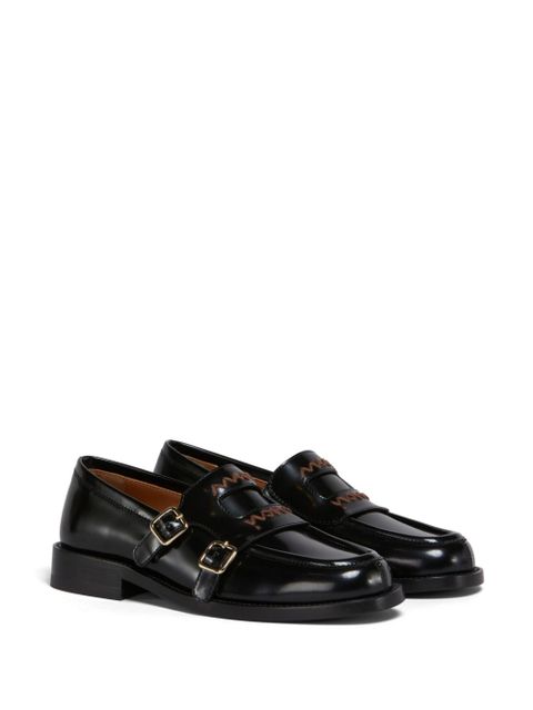Marni leather loafers - Black - zdjęcie produktu nr 2