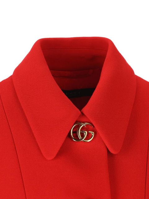 Gucci button coat - Red