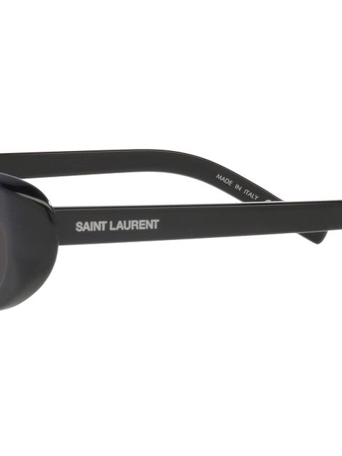 Saint Laurent Eyewear SL 557 slim oval sunglasses - Black