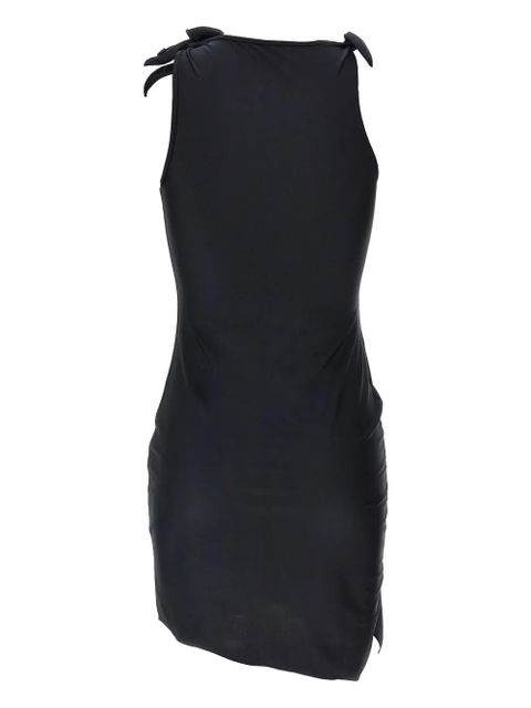 Coperni Asymmetric Flower mini dress - Black - zdjęcie produktu nr 2