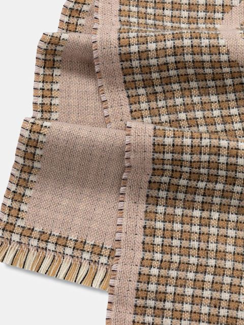 Twinset szalik damski kolor beżowy wzorzysty 252TO5010 - zdjęcie produktu nr 2