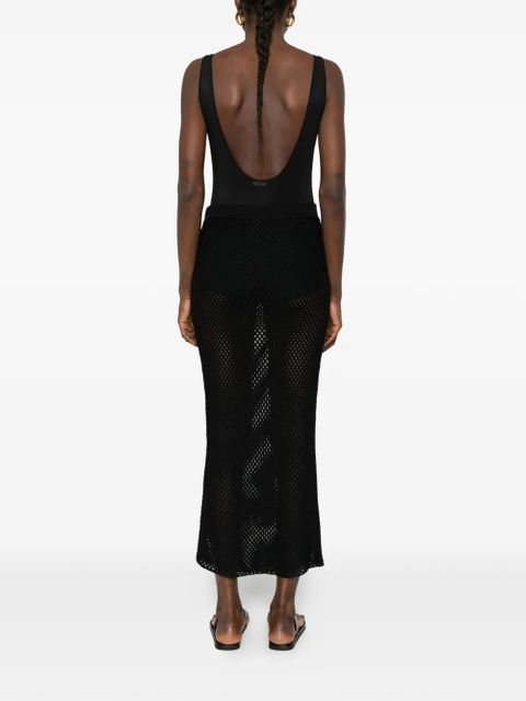 WARDROBE.NYC sheer tank bodysuit - Black