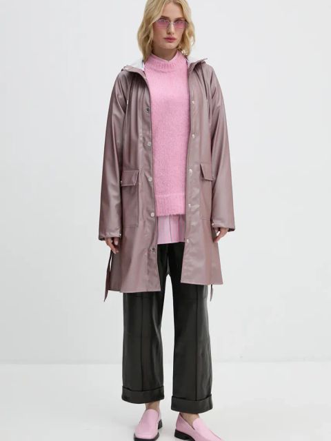 Samsoe Samsoe koszula bawełniana SALOVA damska kolor różowy relaxed z kołnierzykiem klasycznym F24300064