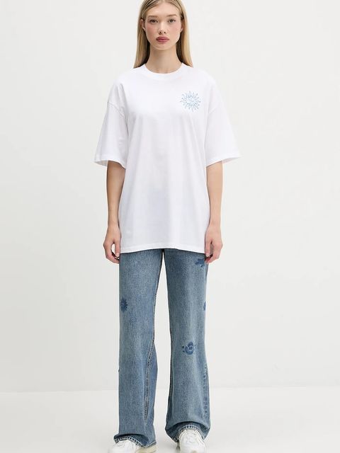 Hugo Blue t-shirt bawełniany damski kolor biały 50547957 - zdjęcie produktu nr 2