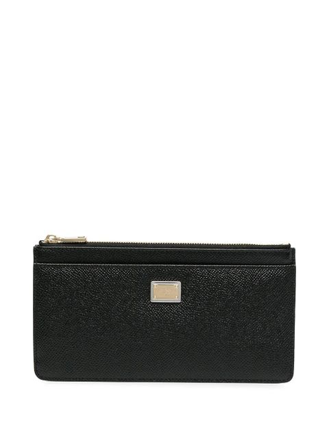 Dolce & Gabbana logo-plaque purse - Black - zdjęcie produktu nr 1