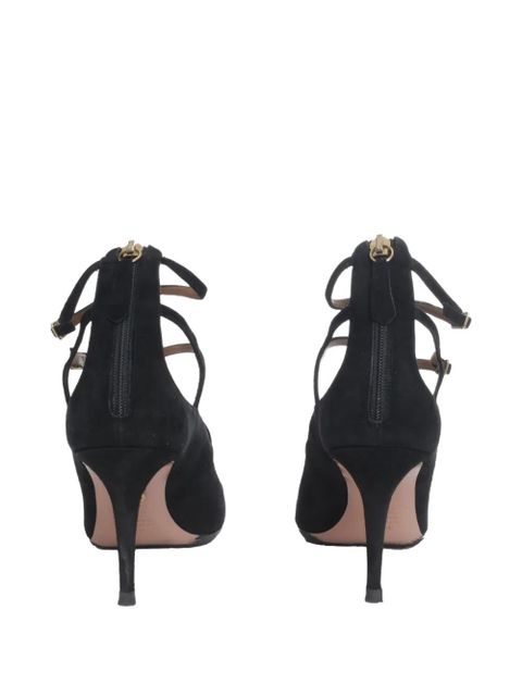 Aquazzura 70mm suede pumps - Black - zdjęcie produktu nr 2