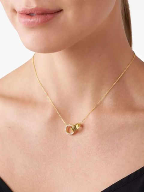 Michael Kors interlocking-circles rhinestone necklace - Gold - zdjęcie produktu nr 2