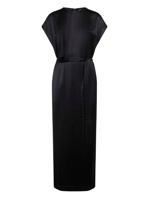 TOTEME belted maxi dress - Black - zdjęcie produktu nr 1