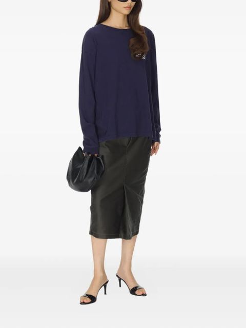 Maison Margiela Bingo long-sleeve T-shirt - Blue