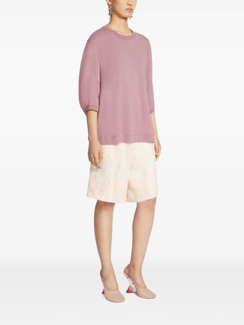 DRIES VAN NOTEN balloon-sleeves T-shirt - Pink