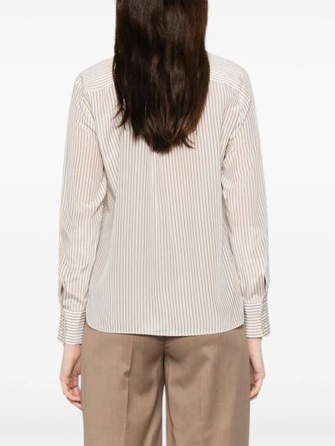 Max Mara Flirt striped shirt - Neutrals