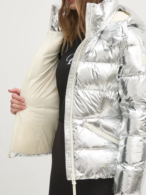 MACKAGE kurtka puchowa damska kolor srebrny zimowa MADALYN-M