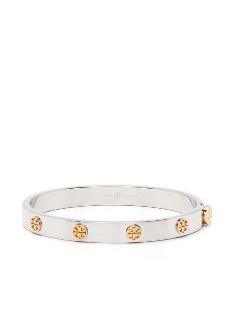 Tory Burch Miller Stud hinge bracelet - Silver - zdjęcie produktu nr 1
